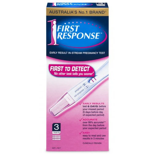 first response early result in-stream pregnancy test