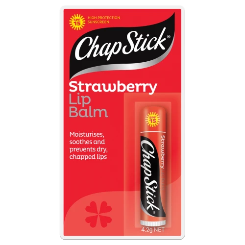 chap stick strawberry lip balm