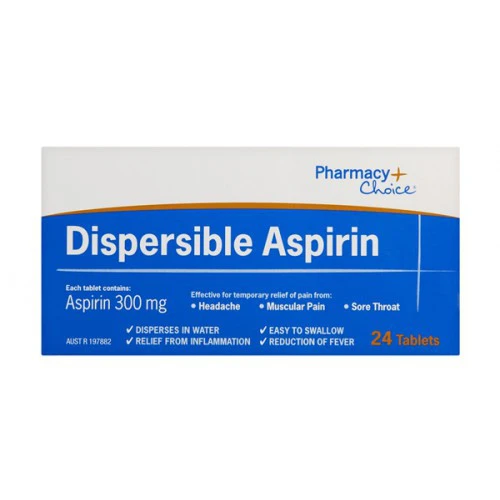 Pharmacy choice dispersible aspirin