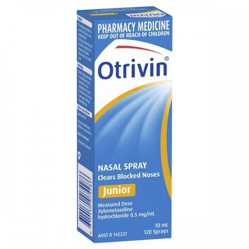 otrivin nasal spray clears blocked noses