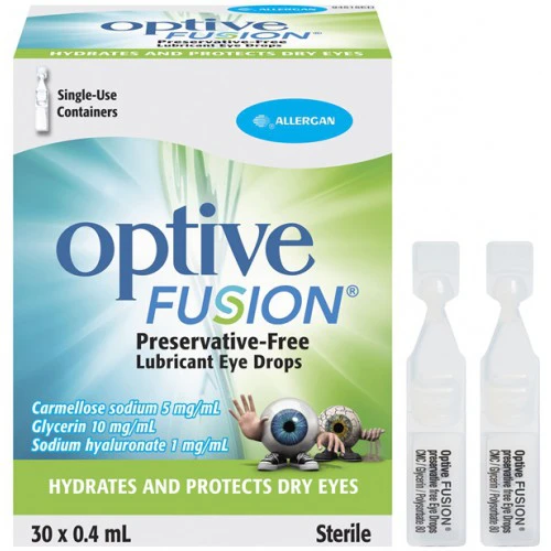 optive fusion preservative free eye drops