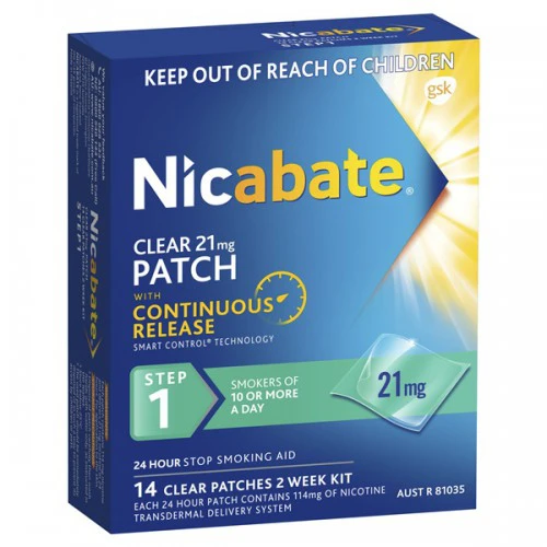 nicabate 21mg nicotine patches