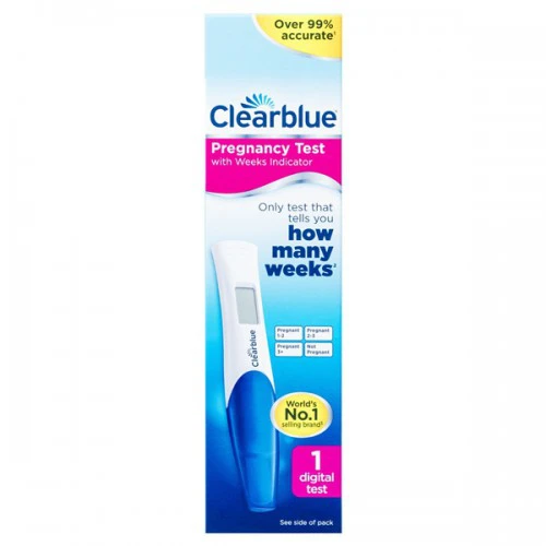 clearblue pregnancy test with weeks indicator