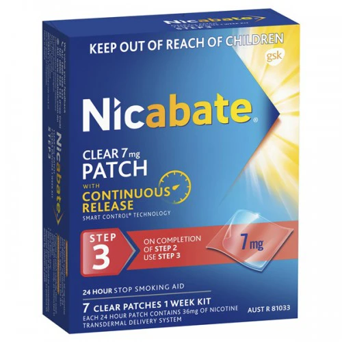 nicabate clear 7mg patch