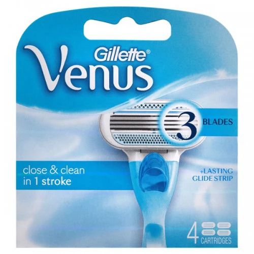 gillette venus close & clean in 1 stroke 3 blades