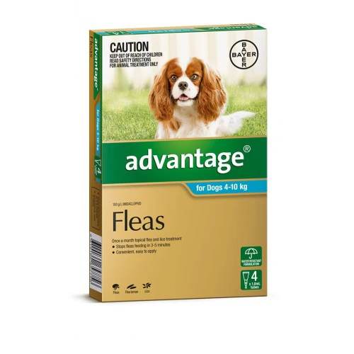 advantage fleas 4 - 10 kg
