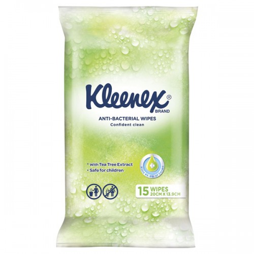 kleenex antibacterial wipes