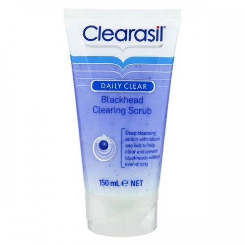 clearasil daily clear blackhead clearing scrub