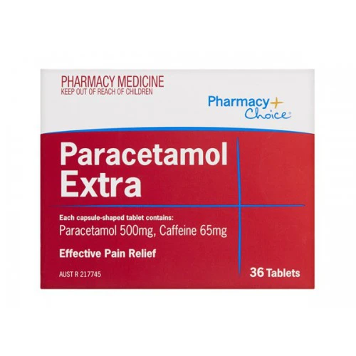 pharmacy choice paracetamol extra 36 tablets