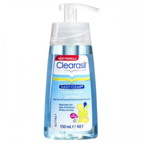 clearasil hydra blast daily wash
