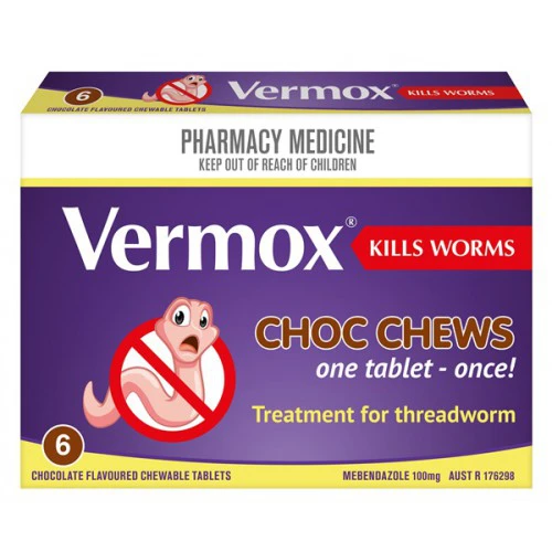 vermox choc-chews work treatment