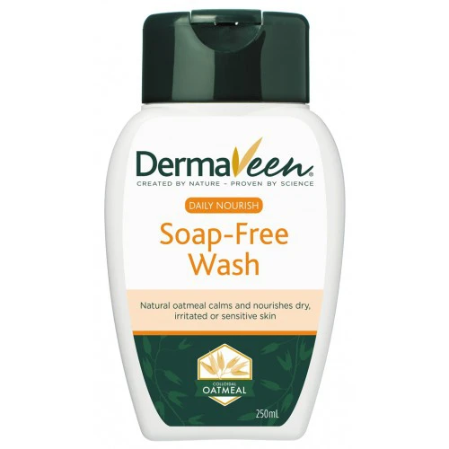 dermaveen soap free wash oatmeal 250ml