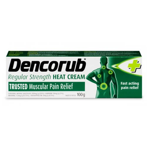 dencorub regular strength heat cream