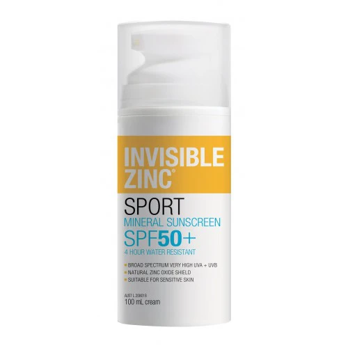 invisible zinc mineral sunscreen 50 spf