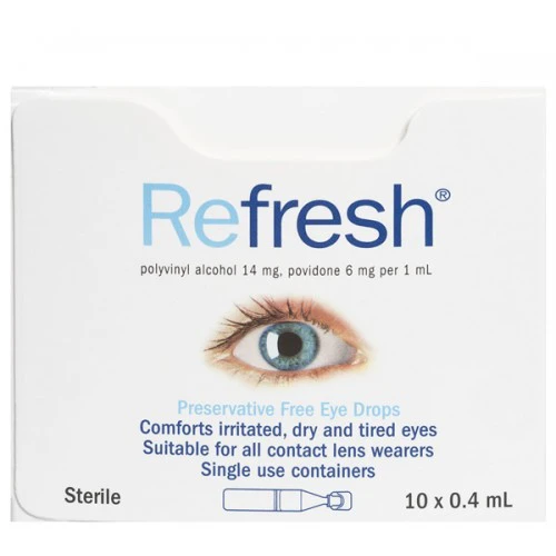 refresh preservative free eye drops