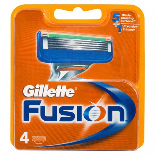 gillette fusion 4 pack