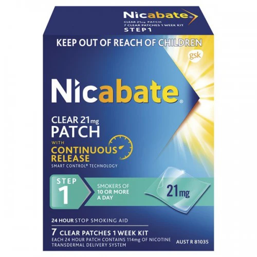 nicabate clear 21 mg patch
