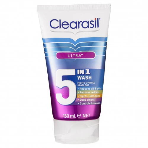 clearasil ultra 5 in 1 wash