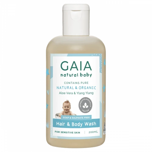 gaia hair and body wash