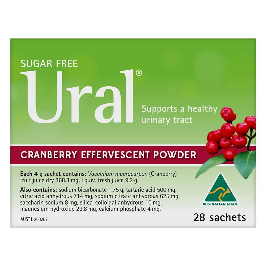 Ural Cranberry Sachets 4gm x 28 Chemist Outlet