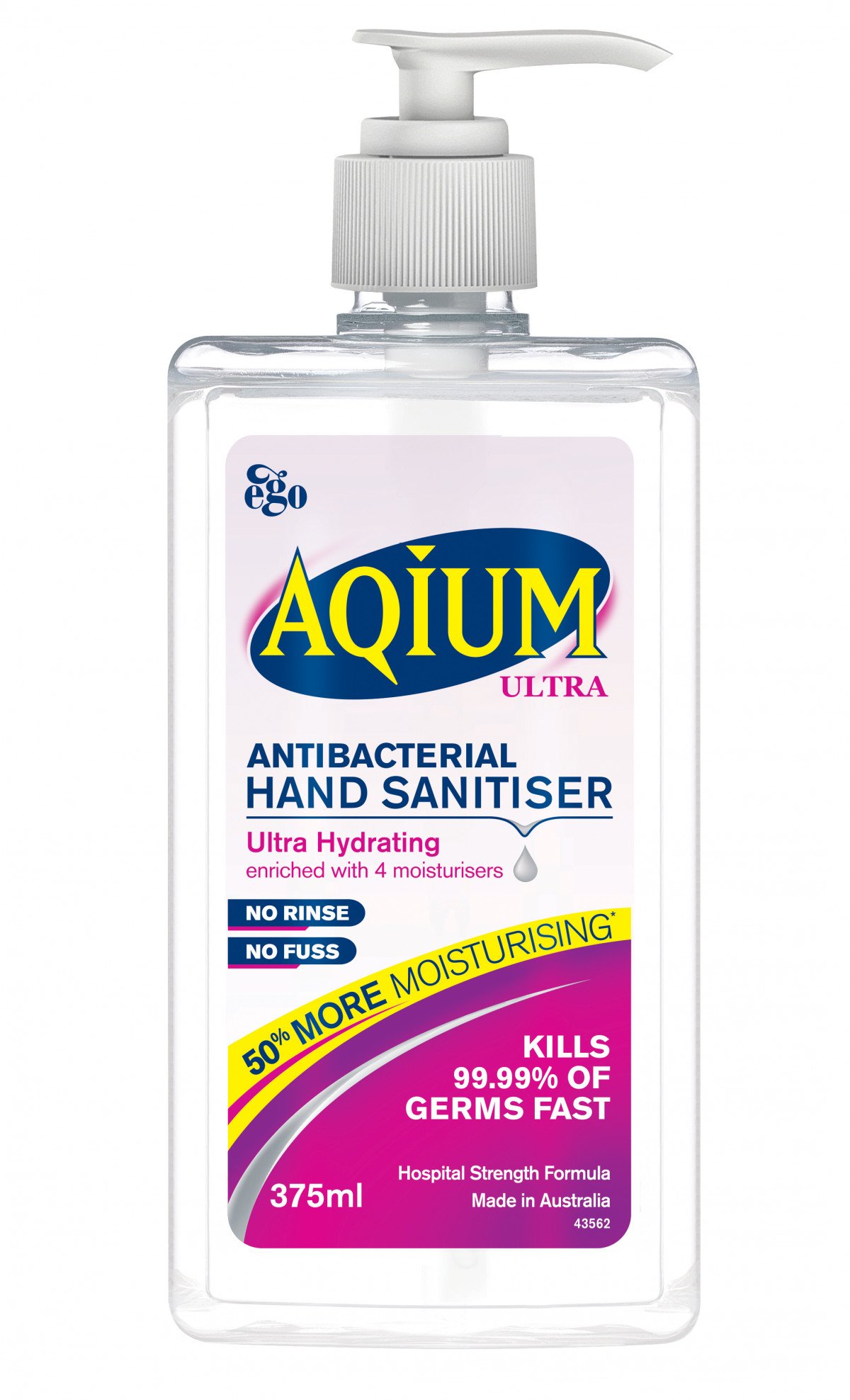 aqium hand sanitiser 375ml