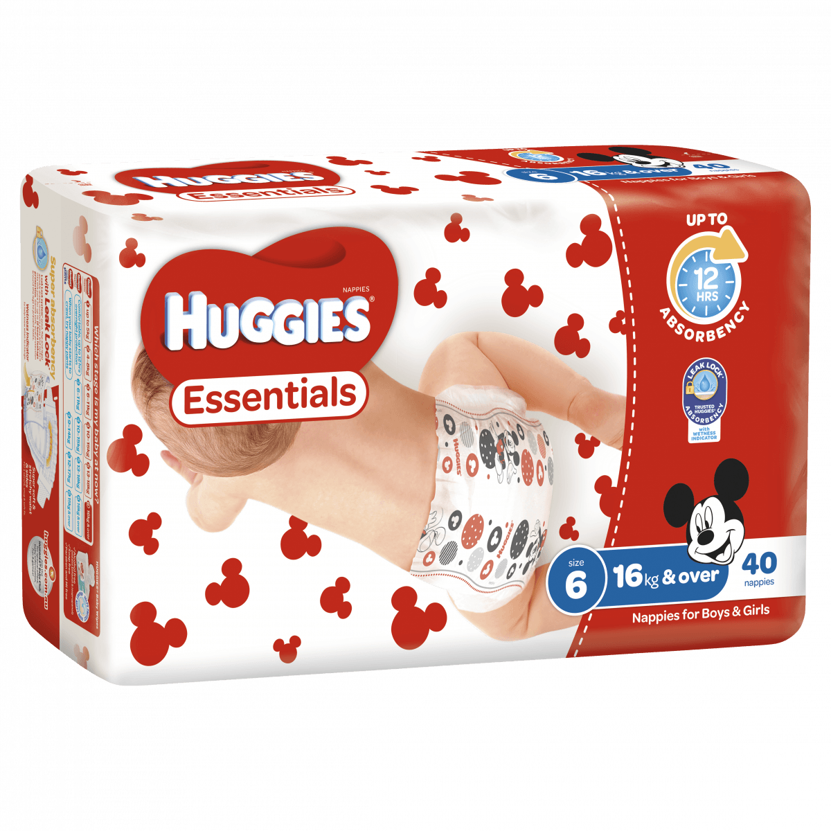 huggies essentials nappies for boys and girls
